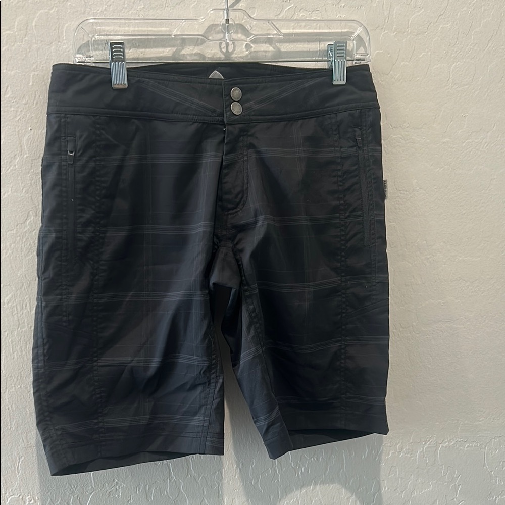 Men's Black Biker Shorts